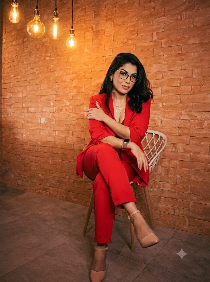 Retrato de Priscila Lima, autora do livro